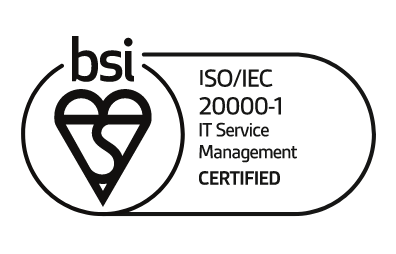 BSI ISO/IEC 20000-1 IT Service Management certified