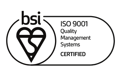 BSI ISO 9001 Quality Management Systems certified